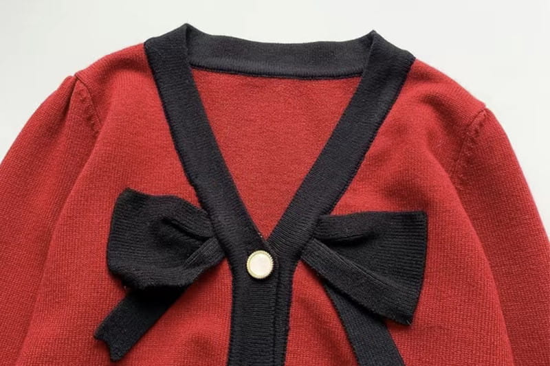 Kontrastfarge bomulls blanding løs passform koreansk casual top for kvinner