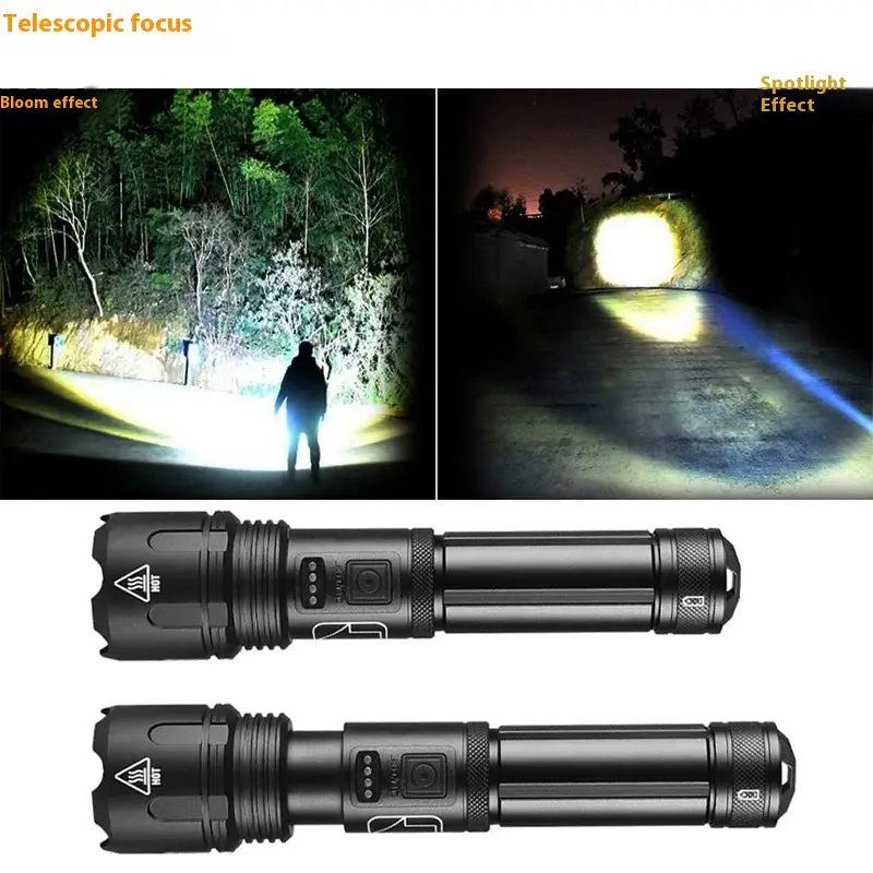 Rechargeable Strong Light Focusing Flashlight for Outdoor
