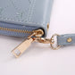 Long Crown Embroidery Thread Single Zip Clutch Wallet Women - Embroidery Thread Wallet Taking Fashion to New Heights