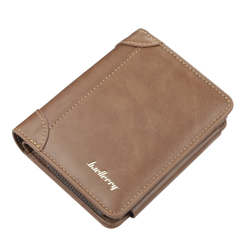 Men’s Wallet Short Business Multi Card Slots Wallet - Men’s Wallet for Grown-Ups with Serious Card Space