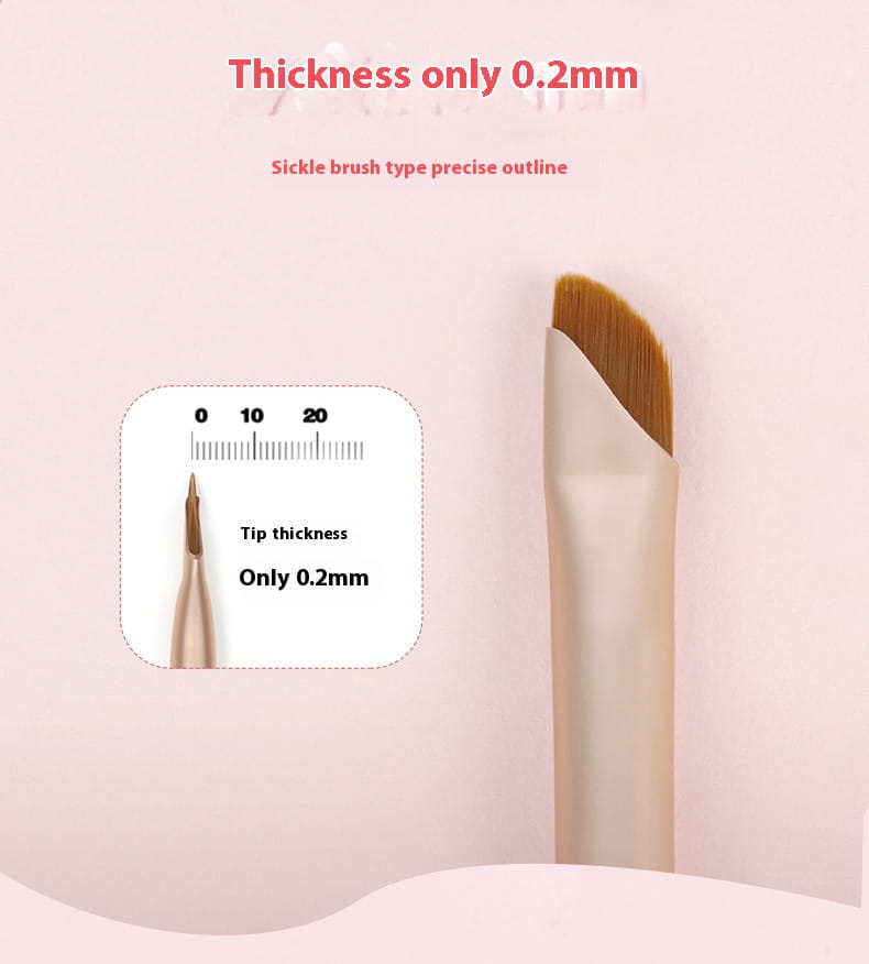 Sickle Eyeliner Brush Soft Eye Blooming Blush Makeup Tool