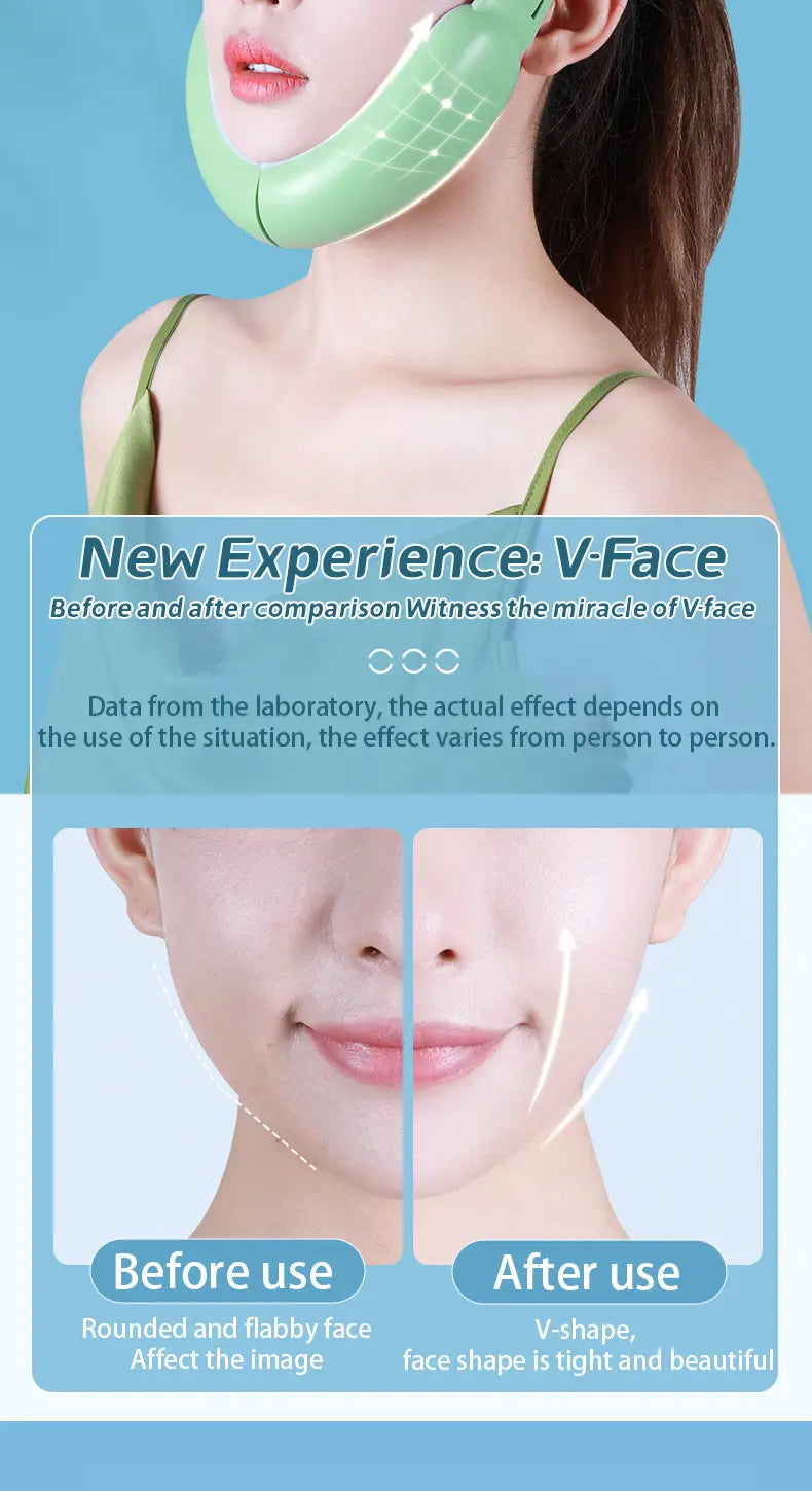 Face Slimming Beauty Instrument Household Double High Frequency Micro Vibration