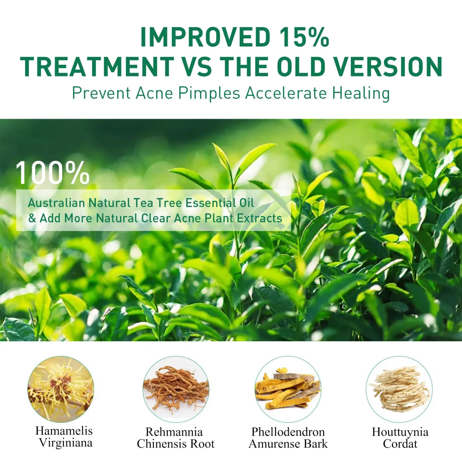 Tea Tree Oil Facial Nursing Solution for Skin Cleaning 17ml