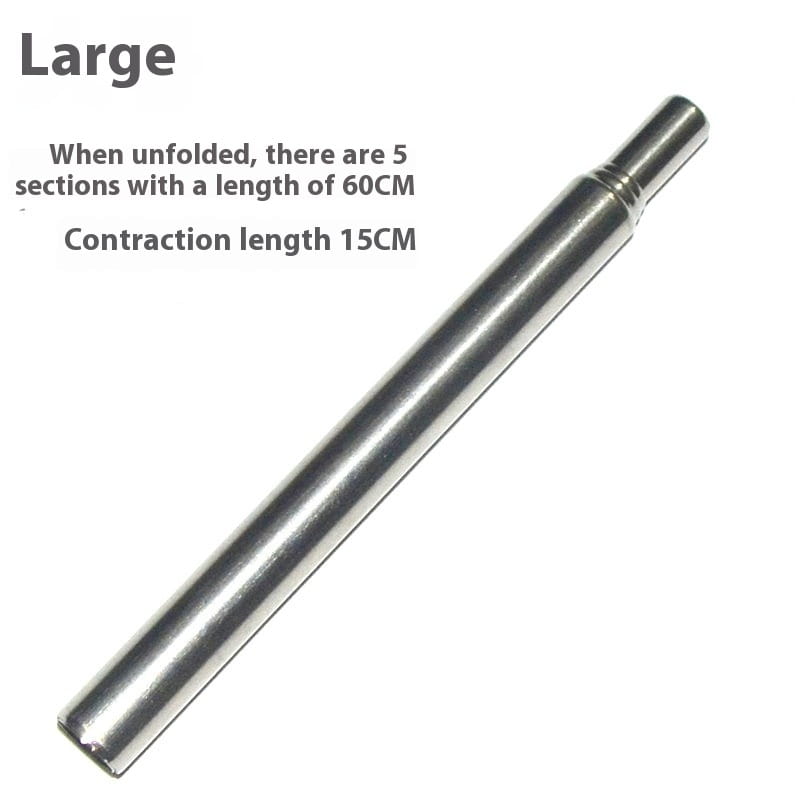 Portable Stainless Steel Blowing Stick for Camping and Picnic Outdoor Cookware