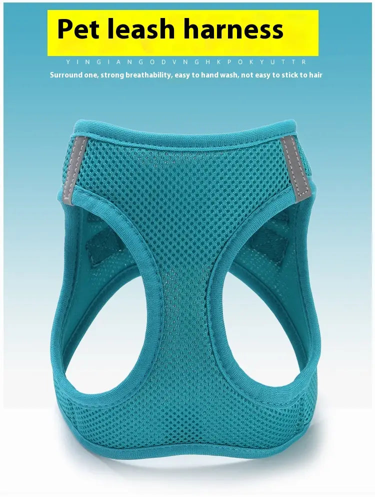 Macska kitörő biztonsági gallér hálószalaggal és kézi kötéllel több színben