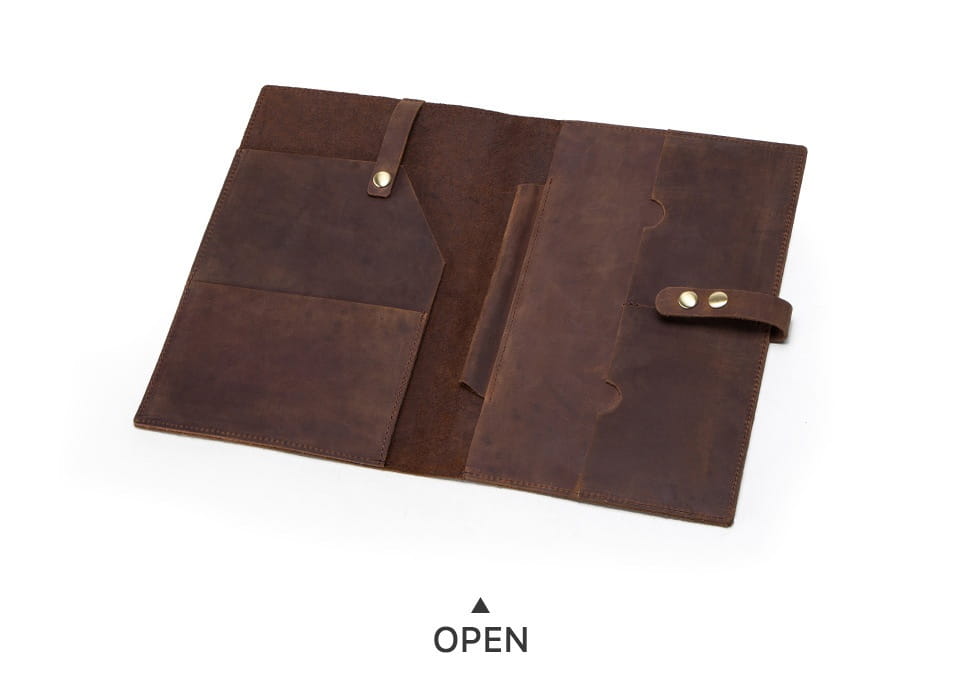 Crazy Horse Leather iPad Mini Case for Fall Protection Retro Style