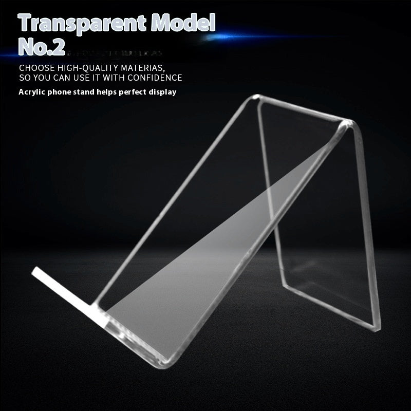 Acrylic Mobile Phone Stand Counter Display Stand Desktop Lazy Bracket