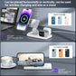 Mobile Watch Headset Folding 3-in-1 Magnetic Wireless Charger - Magnetic Wireless Charger for Phone and Headset