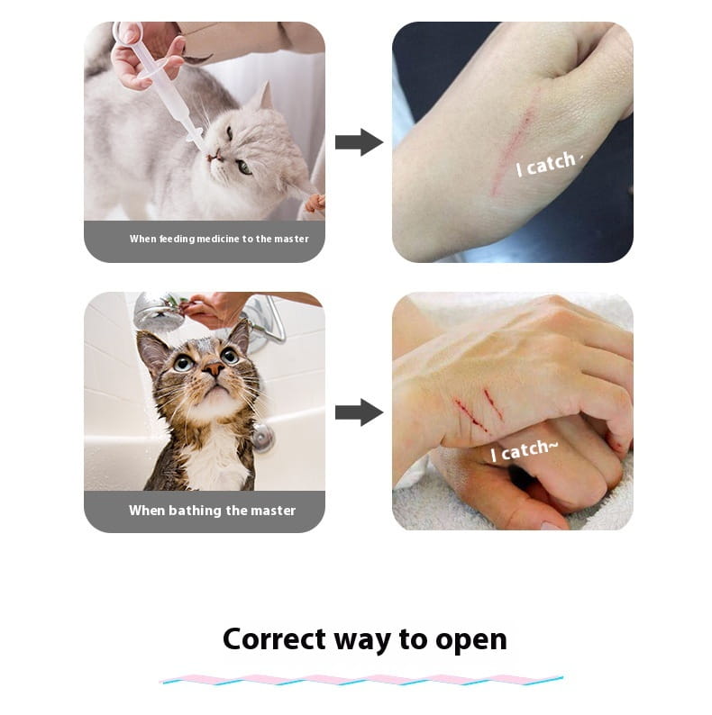 Andra generationens ljusblå gröna rosa kattstövlar gummi non slip pet skor