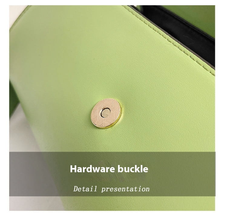 Milky White Cylinder Pu axelväska Justerbar remmulti-färghandväska