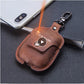 Compatible Covers Leather Keychain Portable Headset - Keychains Get Stylish with Crazy Horse Leather Headset