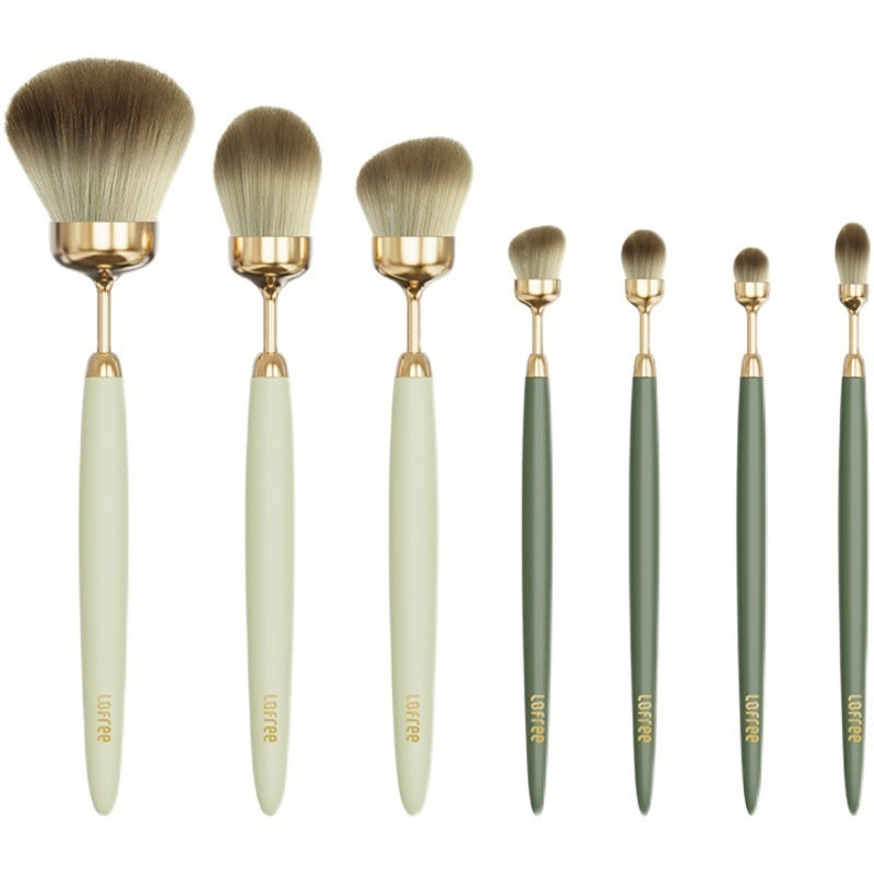 7-Piece Makeup Brush Set with Soft Face Brushes and Beech Wood Handles - Approved for All Budgets makeup brush set soft