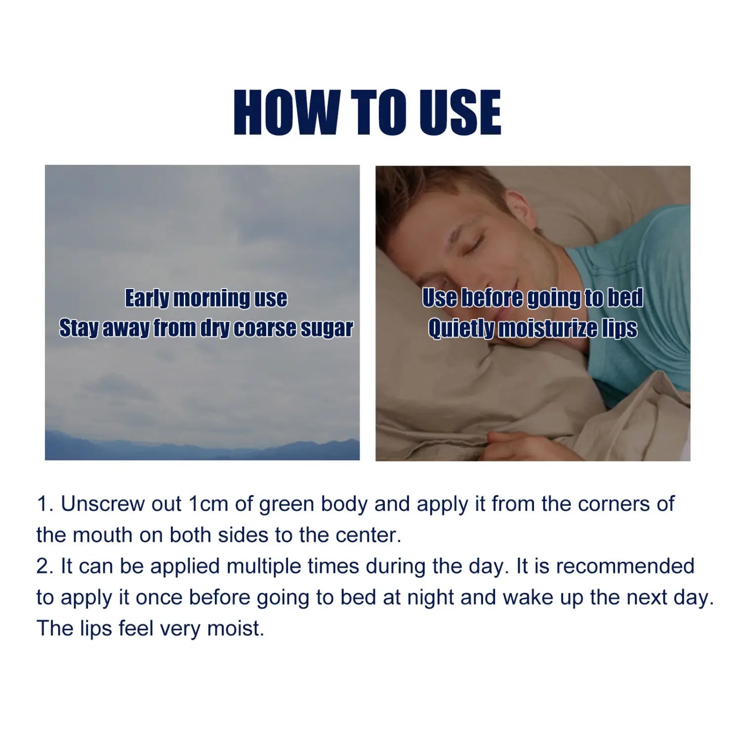 Moisturizing Lip Balm Exfoliating for Skin Care 2.7g