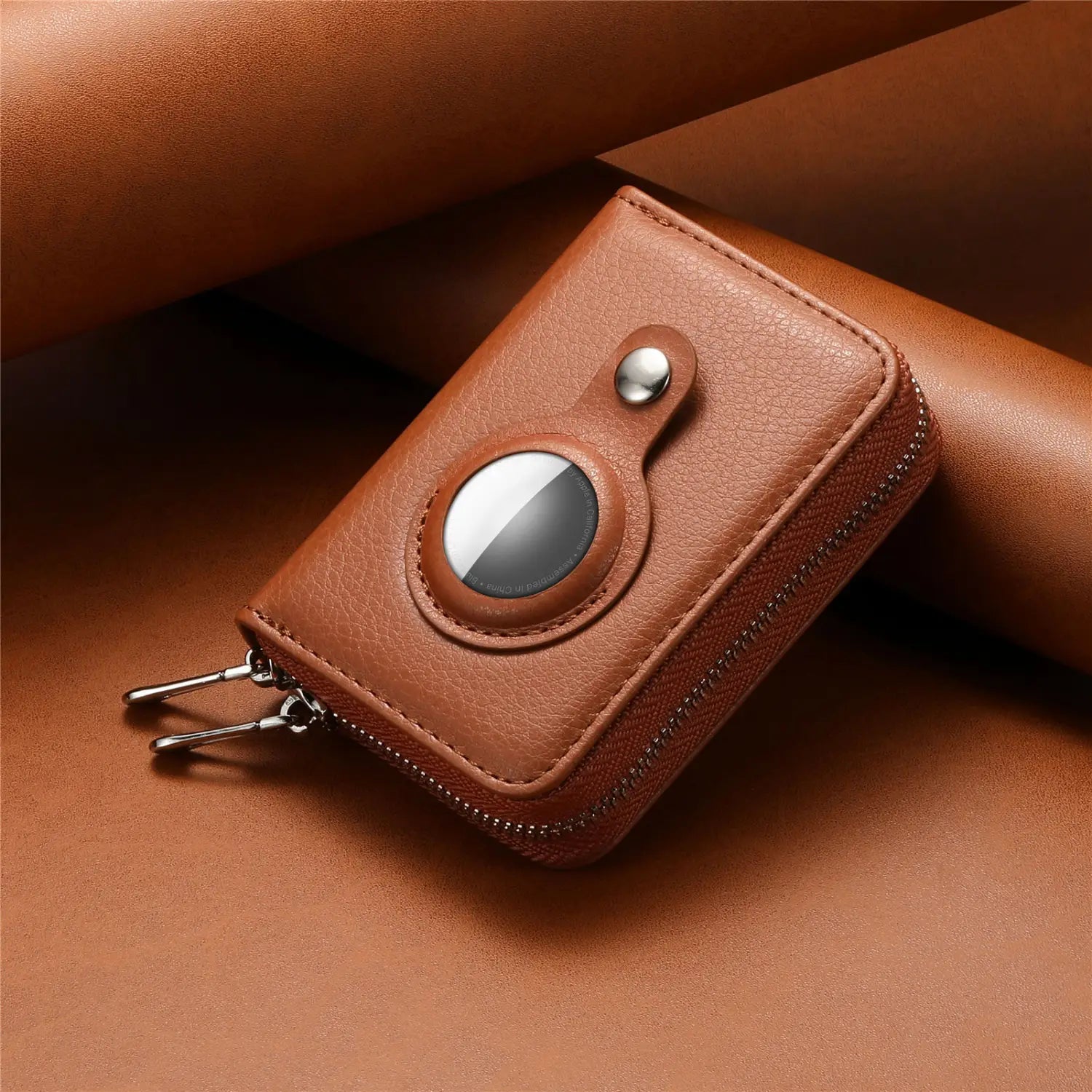 Kohlefasermuster PU-Auskleidung Wallet Unisex wasserdichte Anti-Diebstahl-Lagerung