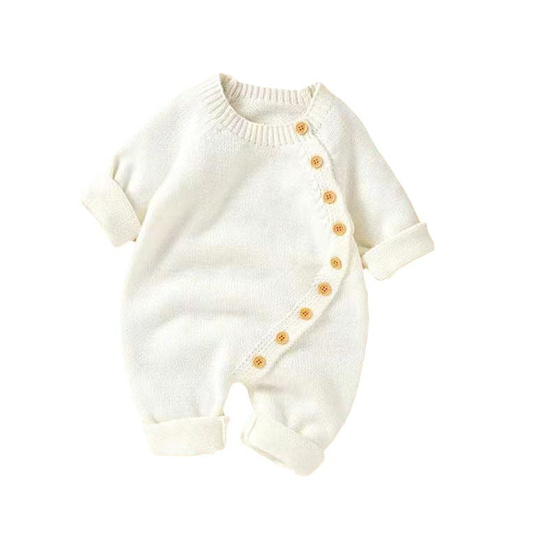 Babies’ Knit Jumpsuit Male And Female Baby Sweater - Cozy Baby Jumpsuits for Tiny Fashionistas Everywhere