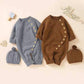 Babies’ Knit Jumpsuit Male And Female Baby Sweater - Cozy Baby Jumpsuits for Tiny Fashionistas Everywhere