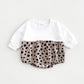 Baby Autumn Long Sleeve Leopard Print Cotton Onesie - Leopard Print Onesie for Tiny Fashionistas