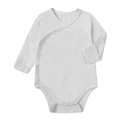 Baby Bamboo Fiber Long Sleeve Baby Bodysuit Jumpsuit - Bamboo Fiber Long Sleeve Bodysuit for Tiny Trendsetters