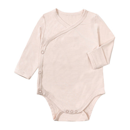 Baby Bamboo Fiber Long Sleeve Baby Bodysuit Jumpsuit - Bamboo Fiber Long Sleeve Bodysuit for Tiny Trendsetters