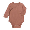 Baby Bamboo Fibre Bodeve Bodysuit kombinezonu - Czerwony