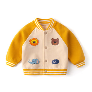 Baby Baseball Uniform in Foreign Style Jacket for Fashion and Comfort - baby baseball uniform foreign style jacket