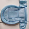 Baby Badenetz -Tasche Baby kann sitzen und auf Federbad Matte Net Badematte liegen lassen - Blaues Badnetz