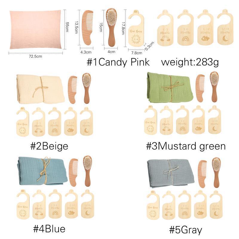 Baby Bath Set Candy Powder Blue Gray for United States and CHF Patients - Babies Who Love to Be Pampered united states