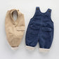 Baby Bib Pants Fleece-lined Thickened - Bib Pants That Keep Messy Eaters Fashionable