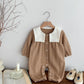 Baby Boy And Girl Cute Bear Head Twist Jumpsuit - Cute Bear Jumpsuit for Stylish Tiny Tots