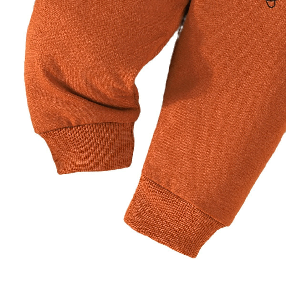 Baby Boy Solid Color Hoodie Trousers Suit - Baby Boy Hoodie Trousers Suit in Solid Color Fun