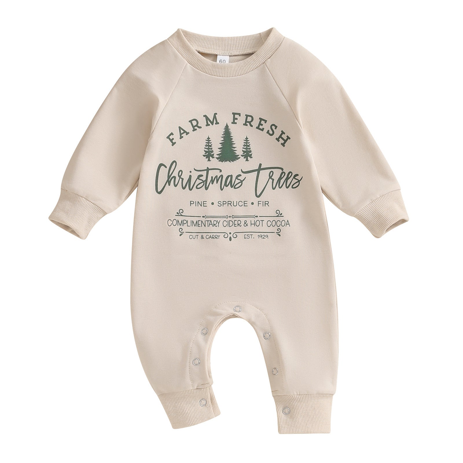 Baby Boys And Girls Long Climbing Jumpsuit Christmas - Long Climbing Jumpsuit for Mini Holiday Adventurers