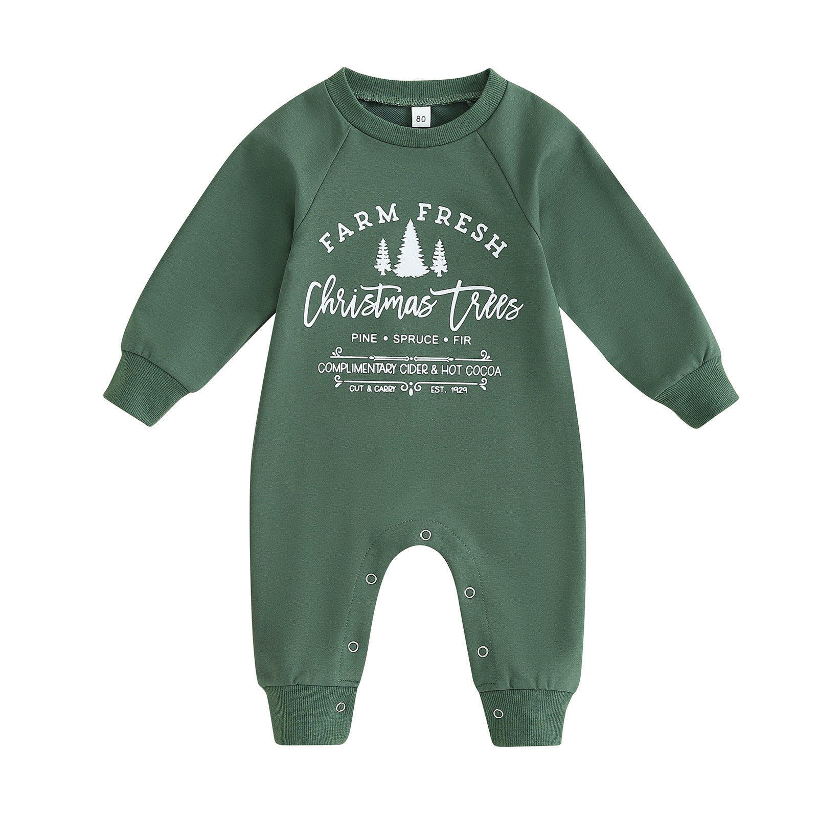 Baby Boys And Girls Long Climbing Jumpsuit Christmas - Long Climbing Jumpsuit for Mini Holiday Adventurers