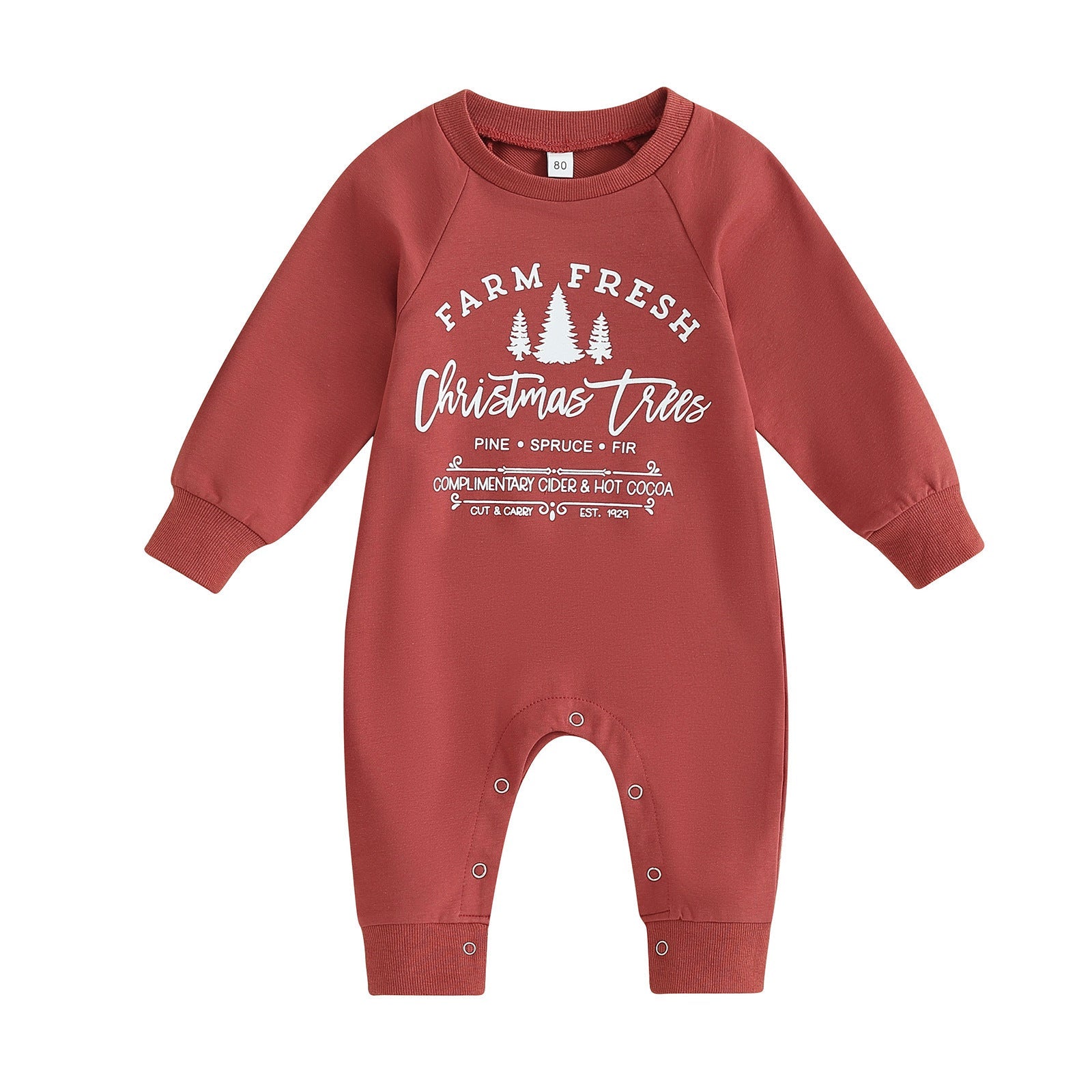 Baby Boys And Girls Long Climbing Jumpsuit Christmas - Long Climbing Jumpsuit for Mini Holiday Adventurers