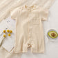 Baby Breathable High Elastic Cotton Jumpsuits Pairs Cardigan - Baby Jumpsuits for Tiny Trendsetters in Cotton Cozy