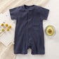 Baby Breathable High Elastic Cotton Jumpsuits Pairs Cardigan - Baby Jumpsuits for Tiny Trendsetters in Cotton Cozy