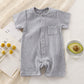 Baby Breathable High Elastic Cotton Jumpsuits Pairs Cardigan - Baby Jumpsuits for Tiny Trendsetters in Cotton Cozy