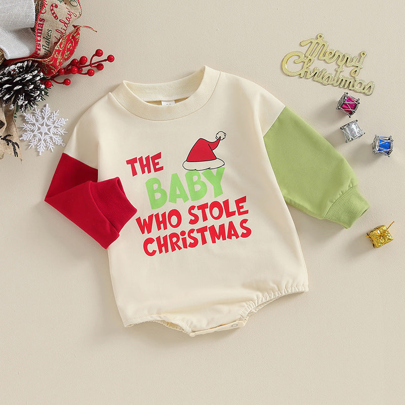 Baby Christmas Clothing Baby Loose Crawling Suit Butt Wrap Clothes Romper - Crawl in Style with Baby Christmas Butt