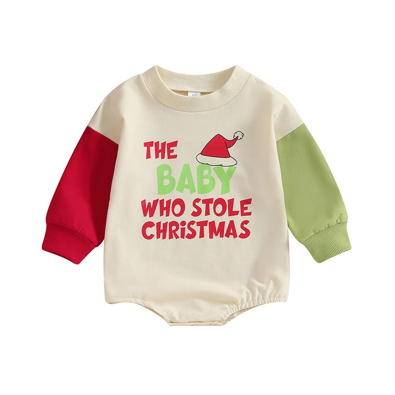 Baby Christmas Clothing Baby Loose Crawling Suit Butt Wrap Clothes Romper - Crawl in Style with Baby Christmas Butt