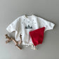 Baby Christmas Fleece-lined Sweater Suit - Fleece-Lined Baby Sweater Suit for Merry Mischiefs