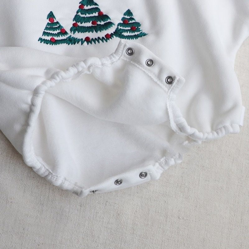 Baby Christmas Fleece-lined Sweater Suit - Fleece-Lined Baby Sweater Suit for Merry Mischiefs