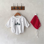 Baby Christmas Fleece-lined Sweater Suit - Fleece-Lined Baby Sweater Suit for Merry Mischiefs