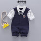 Baby Clothes Cotton Gentleman’s Children’s Clothes Romper - Tiny Tuxedos for Little Gentlemen in Cotton Bliss