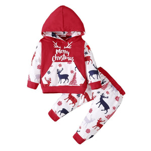 Animal Red Pants for Infants 3-24 Months Suitable United States Buyers - Tiny Trendsetter Hoodie and Trouser Cutie Set