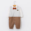 Baby kleding jumpsuit  - Grijs