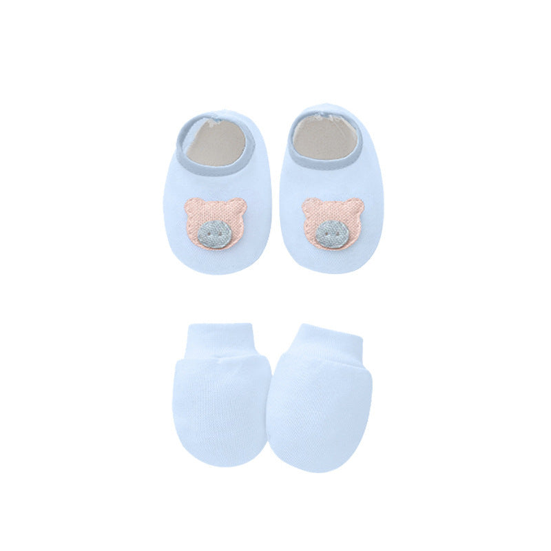 Baby Cotton Gloves Baby Foot Cover Baby - Tiny Tootsies Stay Cozy in Cotton Baby Gloves