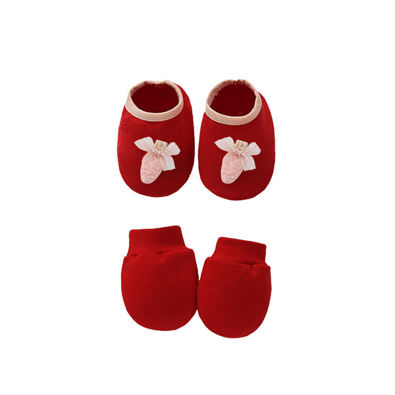 Baby Cotton Gloves Baby Foot Cover Baby - Tiny Tootsies Stay Cozy in Cotton Baby Gloves