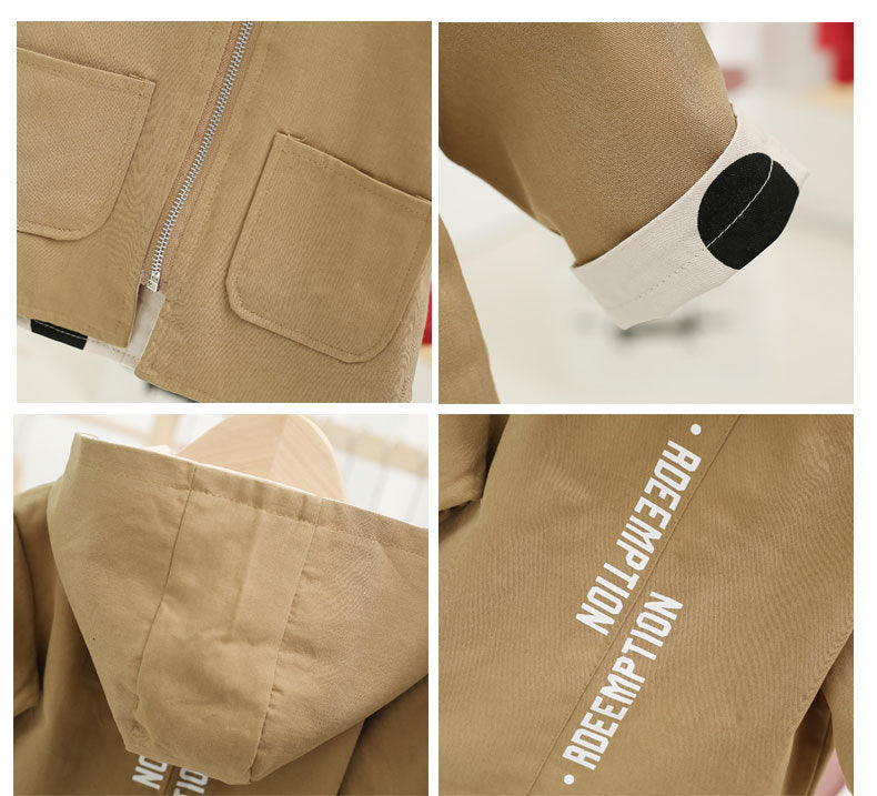 Baby Cotton Jacket for Spring and Autumn Hooded Wear with Comfortable Fit - Teleplus baby cotton jacket spring autumn