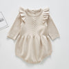 Baby cotton romper - Apricot