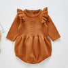 Baby katoen romper - Bruin