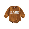 Baby Cotton Baby Wrap Triangle Crawlsuit - Camel